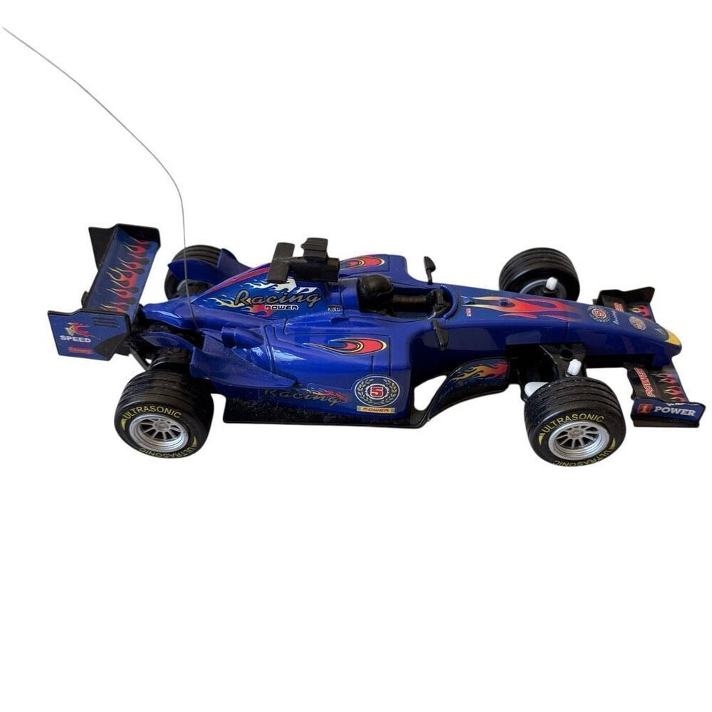 RC Formula Speed Racing Radio Remote Control Blue Hobby Battery Operated - Picture 7 of 12